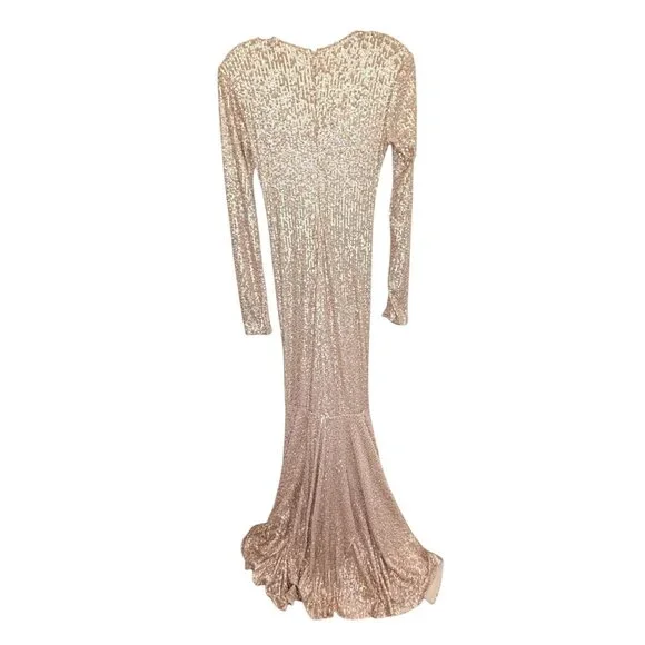 Norma Kamali Long Sleeve Fishtail Gown NWOT - Size XS